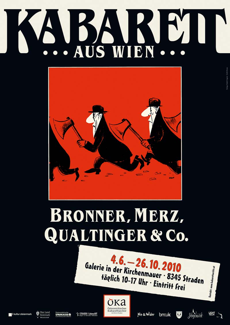 Bronner, Merz, Qualtinger & Co, Plakat