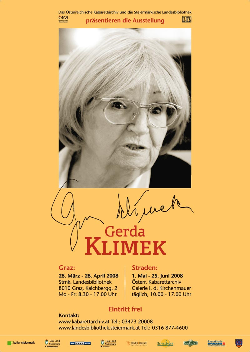Gerda Klimek, Plakat