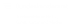 Logo Bundeskanzleramt - Bundesminister für EU, Kunst, Kultur und Medien